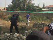 بالصور: مشروع تنظيف المقابر الاسلامية باللد يدخل مراحله الأخيرة 